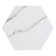 Porlan 8-in. x 9-in. Hexagon Marble Look Matte Porcelain Wall & Floor Tile