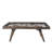 Lakela Industrial Gear Glass Top Coffee Table with Repurposed Steel Gears & Solid Wood Legs – 47” Rustic Metal & Hardwood Living Room Table 