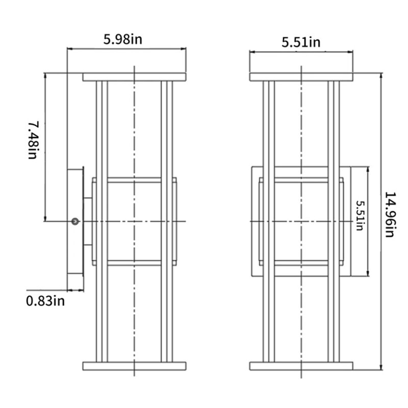 Brandalynn Wrought Iron LED Wall Light