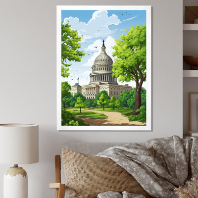 " White House In Spring Washington "