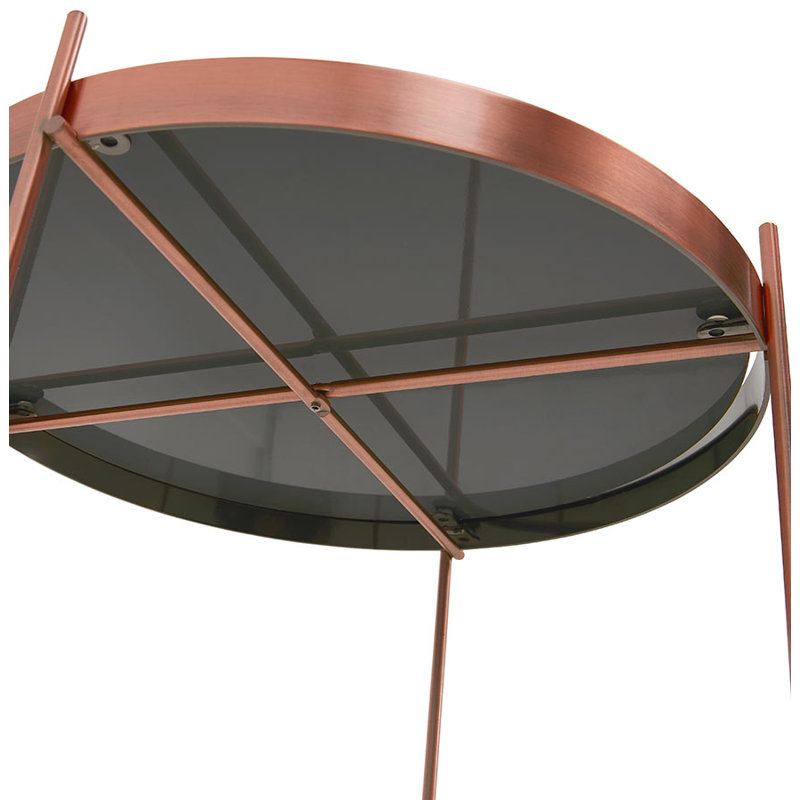 Windrim End Table, Copper