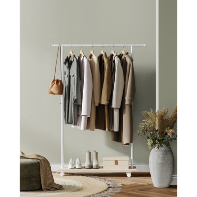 Albhie 99cm Rolling Clothing Rack
