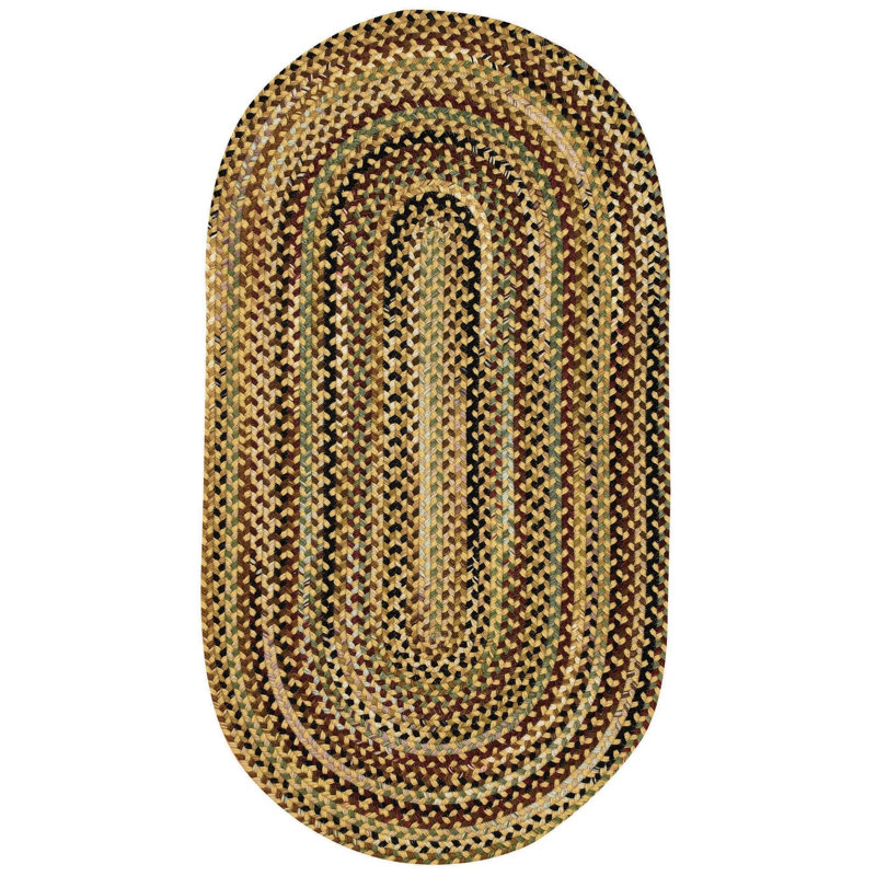 Fort Lupton Wool Indoor Rug, Oval 20" x 30"