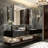 Rectangular 40X30inch Silver Bathroom Mirror With Robust Beveled Edge And Bright Reflection-1228987885-1228987884