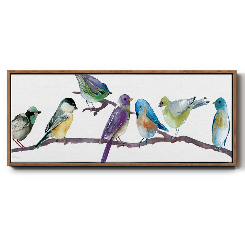 Colorful Spot- Framed Canvas, 8" H x 20" W