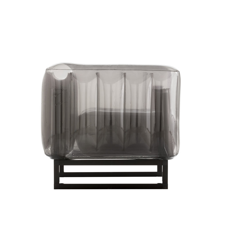 Yomi Outdoor Lounge Chair, Black