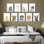 Art mural encadré, ensemble de galerie, bébé, forêt, animal, visage, portrait, nature, photographie, art moderne, chic, bohème, détente / calme pour le salon, le bureau, la chambre à coucher - 8 po x 10 po x 9 blanc