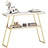 Console Table With Open Shelf, Narrow Entry Table Hallway Table Sofa Side Table With Storage Shelves For Living Room, Entryway