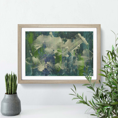 Abstract Art Painting Vol.162 by S.Johnson - Framed Print