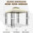 8 Ft. W x 8 Ft. D Steel Patio Gazebo-93869507