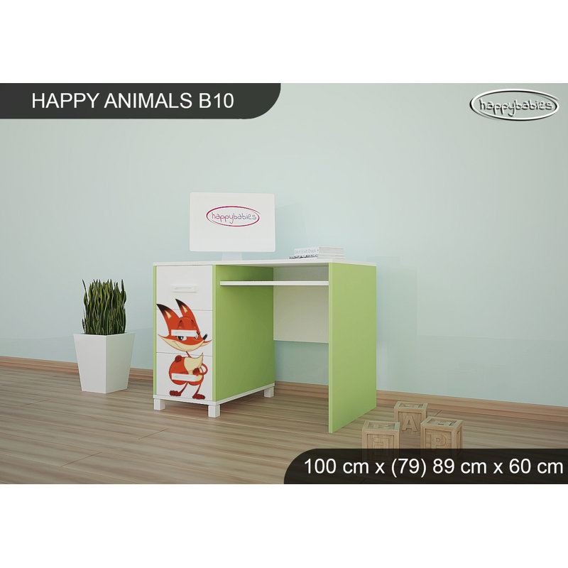 100cm Writing Desk, Green