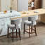 Ensemble de 2 tabourets de bar à hauteur de comptoir Mid Century Modern-1284194633
