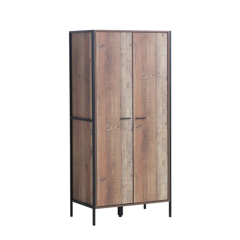 Bodgers 2 Door Manufactured Wood Wardrobe