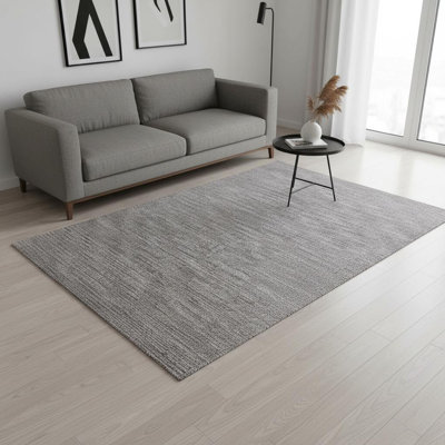Tapis gris 5 pi x 8 pi