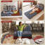 Upholstered Fabric Convertible Chair