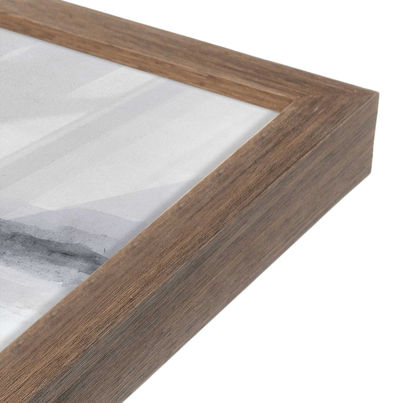 «Distant Land» par Stellar Design Studio, reproduction d'art, Brun, L 20 x H 30, Impression encadrée