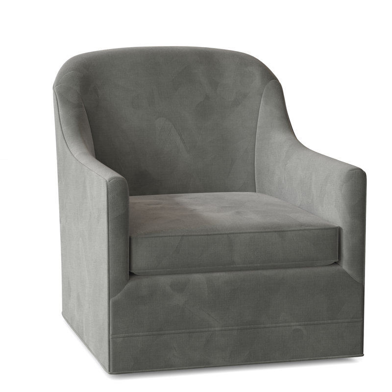 Fauteuil pivotant l 30 po Mason, 9953 Polyester étain