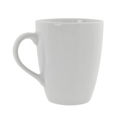 Ten Strawberry Street Classic White New Britain 12 oz. Barrel Mug