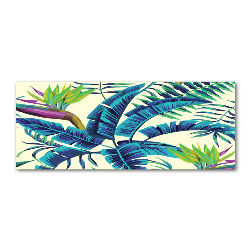 Tropical Leaves - Wrapped Canvas Print