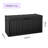 Garden Storage Box Plastic Outdoor Lock Lid Large 336L Patio Container Wheels Aarohi