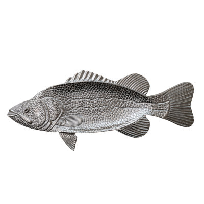 Plateau en forme de poisson en fonte d'aluminium