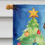 Drapeau de Noël maison de renne-112702274
