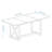 70.87" Farmhouse Large Dining Table For 6-8 People