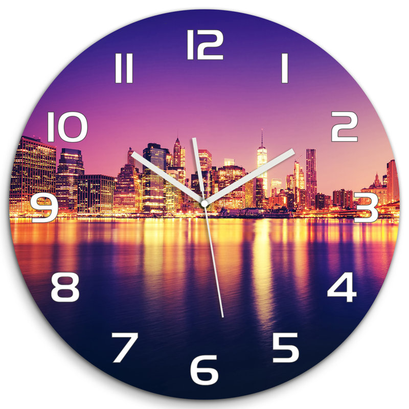 Jibson Glass Wall Clock