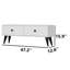 Console de rangement 47,2 "avec portes rabattables - Meuble télé moderne Mid-Century-649184638