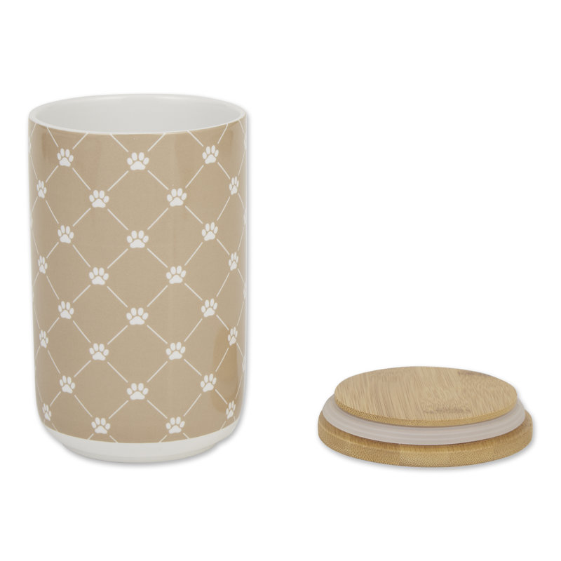 Ceramic / Porcelain Jar, Taupe