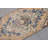 Vintage Turkish Anatolian Rug: Small, Colorful Entryway Decorative Door Mat in Brown Tones