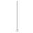 String Light Poles, 8' Steel Light Poles for Outside, 4 Pack