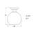 Marshall Glass Semi Flush Mount