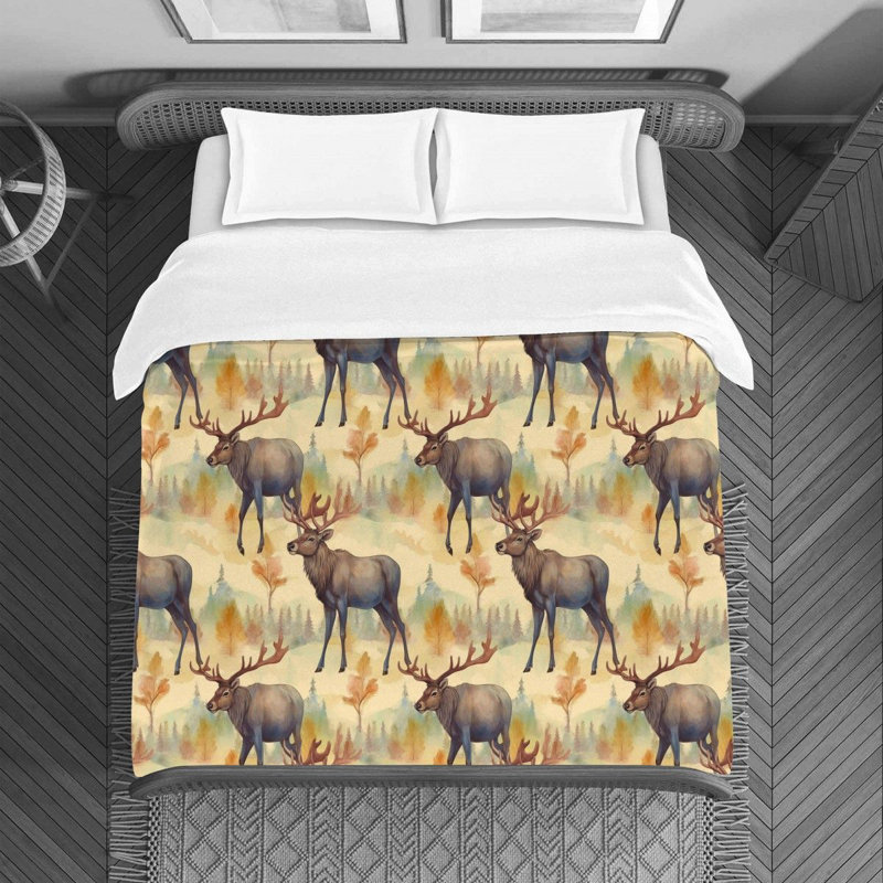 Elk Duvet Cover, Queen Duvet Cover