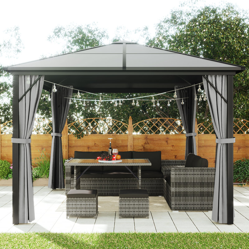3m x 3m Metal Patio Gazebo