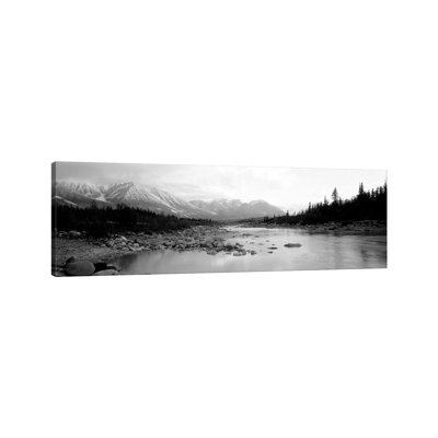 USA, Alaska, Kennicott River - Wrapped Canvas Panoramic Print