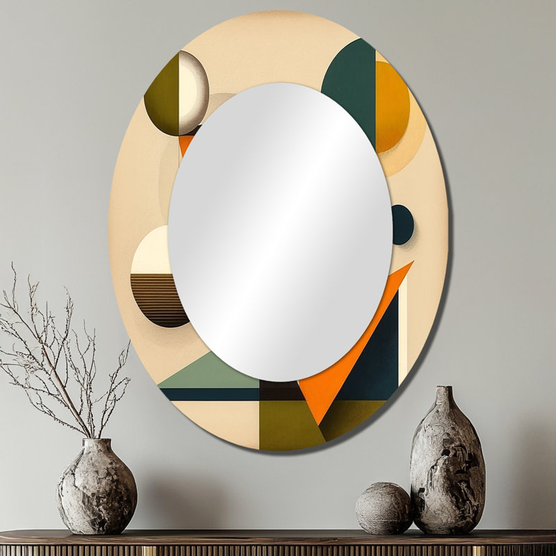 Miroir mural Mid-Century Minimal, 40 po x 30 po