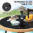 Lavette 4 - Person Patio Dining Set with Round Table , Cushions Included-1981539226