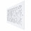 Registres muraux et de plafond Stellar Air White - 6 x 6 (ouverture de conduit) 8 x 8 - feuilles
