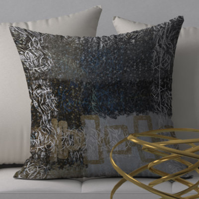 Housse de coussin glamour carrée dynamique