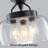3-Light Modern Clear Glass Dome Flush Mount Ceiling Light-1488675788