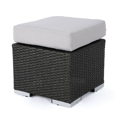 Enjoy Outdoors With Lounge Delight Piece - Grey+Silver, Pe & Iron, Waterproof Stylish Outdoor Item Grey Silver, +Iron, Water-, 12.53 In Height