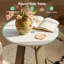 Table d'appoint ronde, table de bout moderne pour le salon