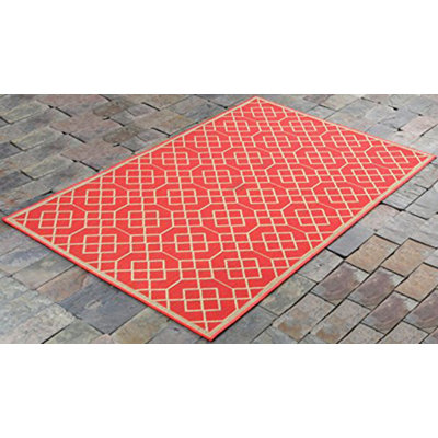 Boutte Flatweave Geometric Indoor / Outdoor Rug