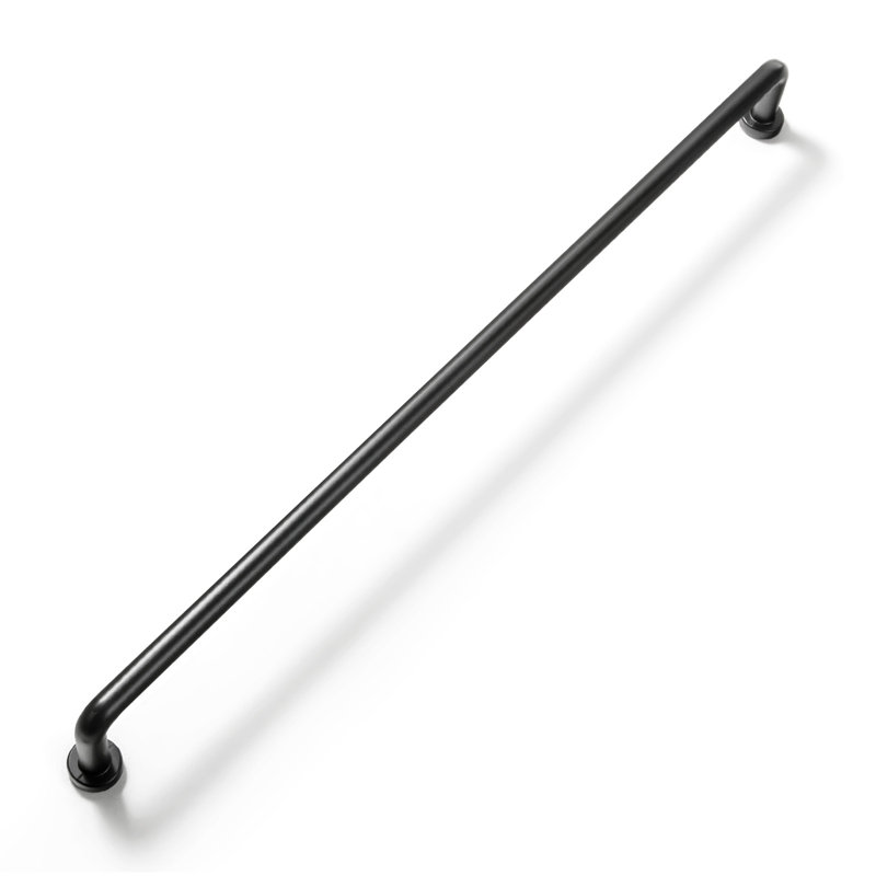 Ensemble de poignées de barre de centre à centre, Noir mat, 12 3/5''