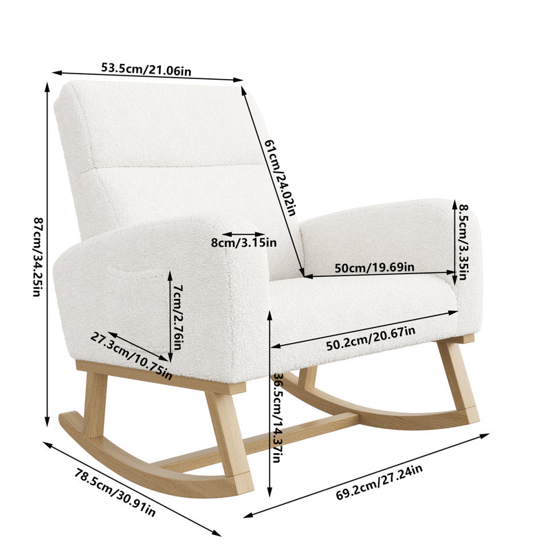 Rocking Chair, White
