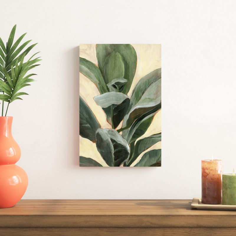 Plant Study II by Annie Warren - Wrapped Canvas Painting, 18" H x 12" W, Wrapped Canvas, No