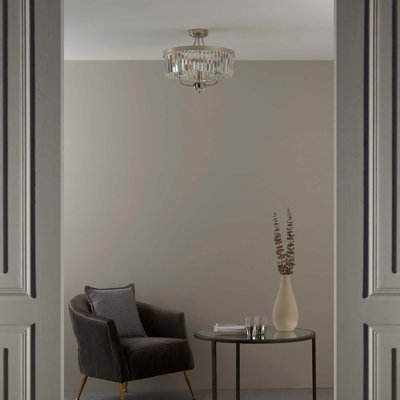 Bothell Glass Semi Flush Mount