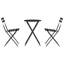 2 - Person Patio Dining Set Rectangular Table with Cushions Included-1205524620
