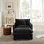 Fauteuil d'appoint moderne avec repose-pieds, fauteuil club, fauteuil de lecture, chenille-1039360889